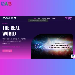 awake real world website page
