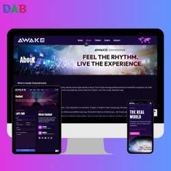 awake real world website page