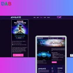 awake real world website page
