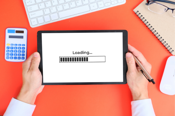 loading website