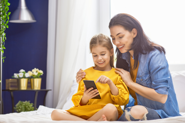 family happy with website