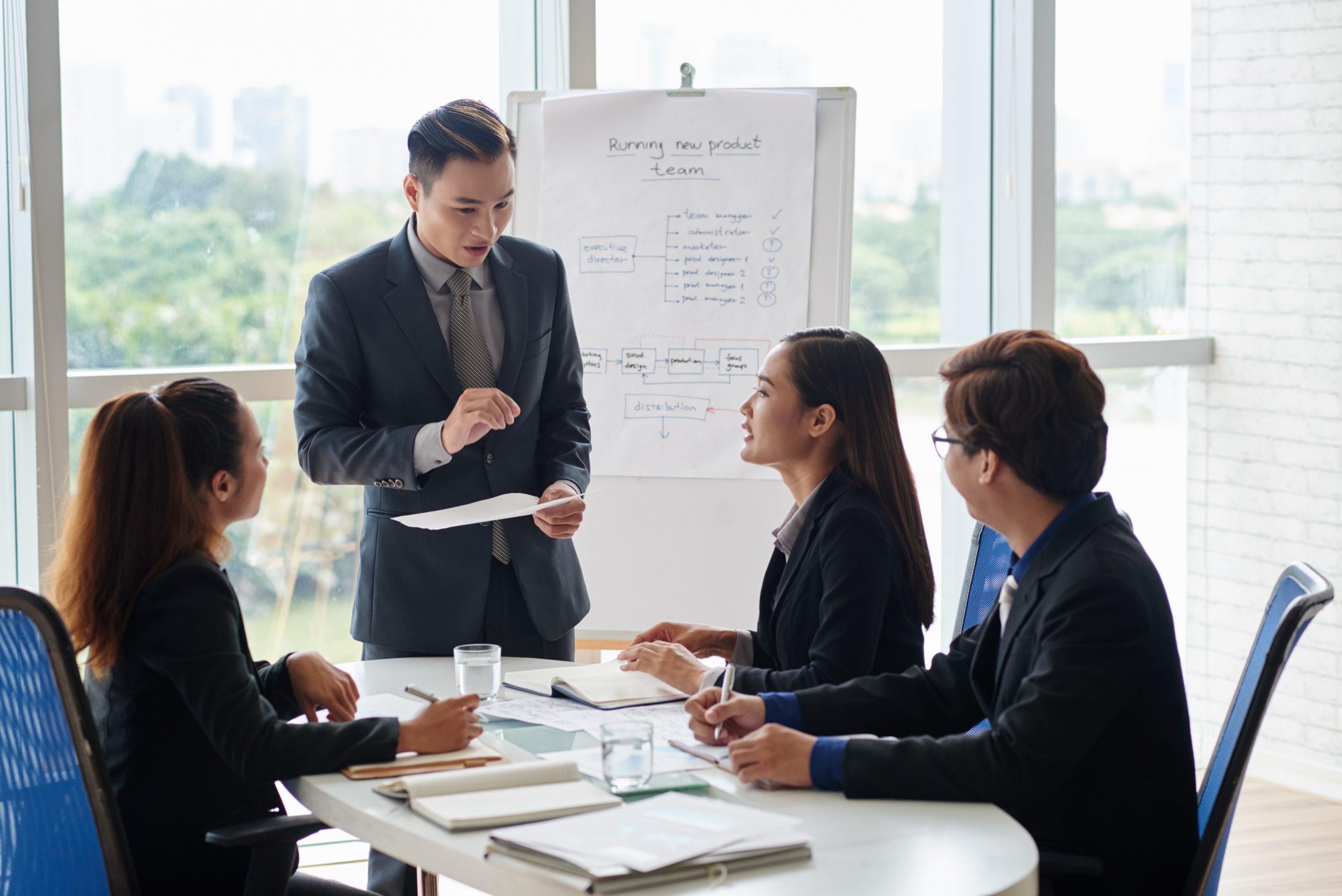analyzing statistical data with colleagues scaled