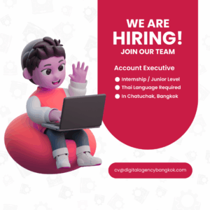 Account Executive Internship Junior Level Thai Required – Chatuchak Bangkok
