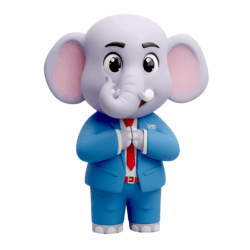 Mascot icon 3d design by DAB