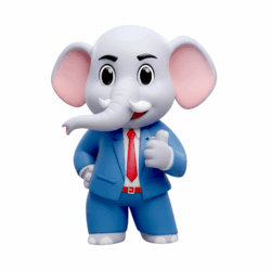 Mascot icon 3d design by DAB