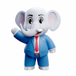 Mascot icon 3d design by DAB