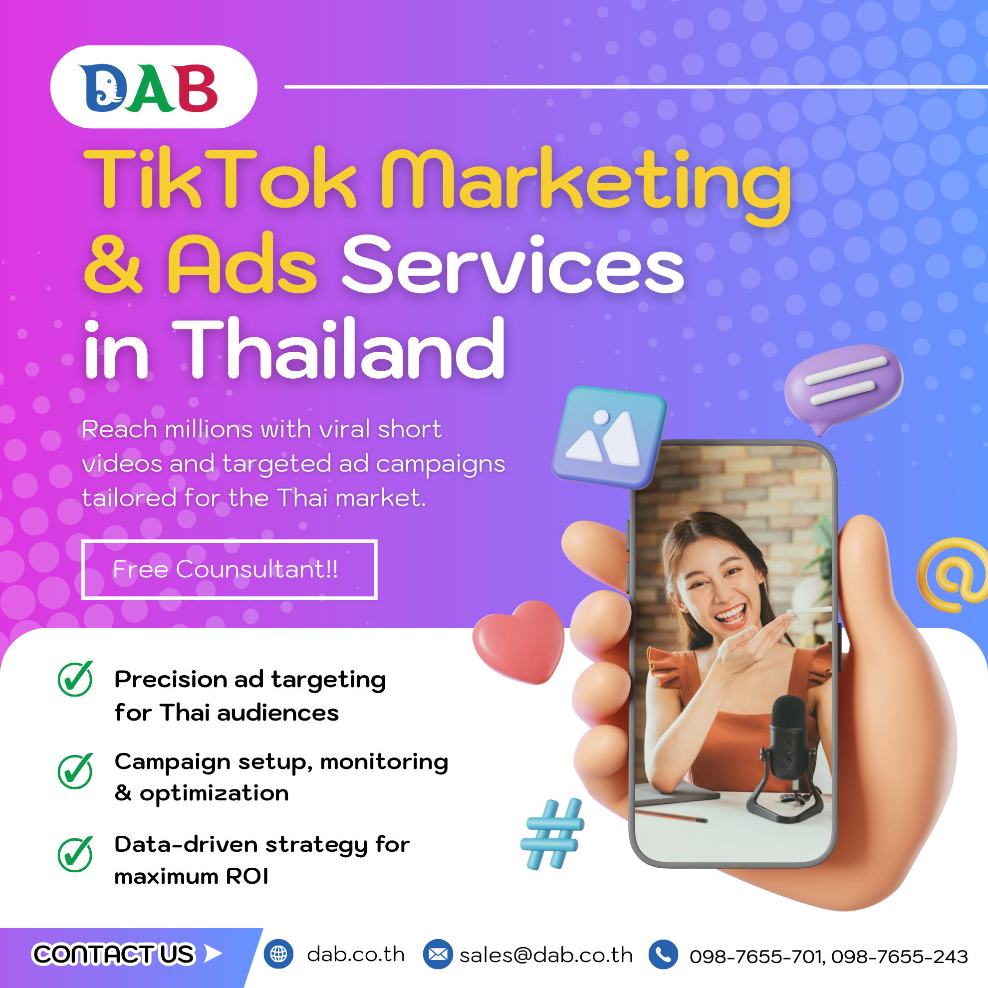 Our TikTok Ads Marketing Services EN