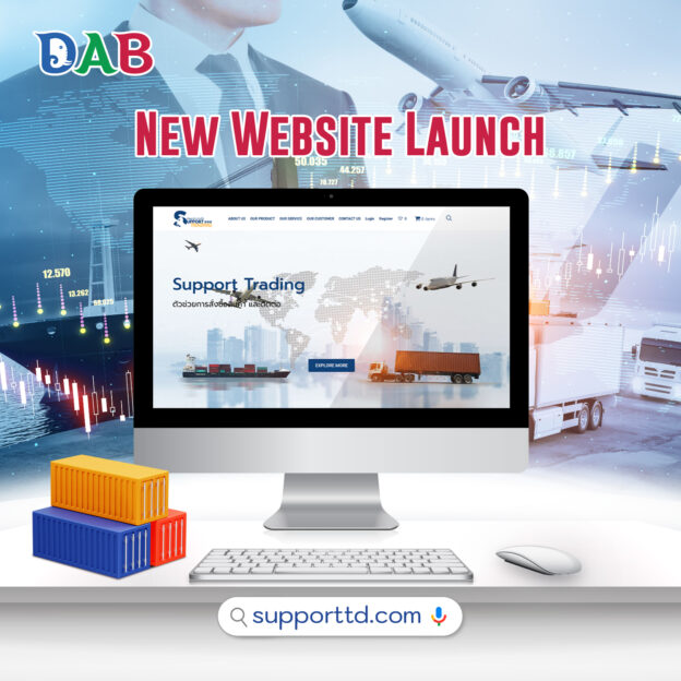 New Website Supporttd by Digital Agency Bangkok