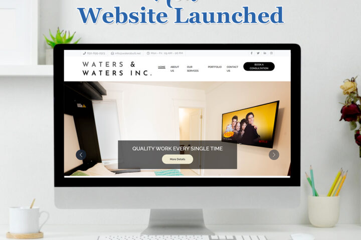 Website Launched Waters Waters Inc.2