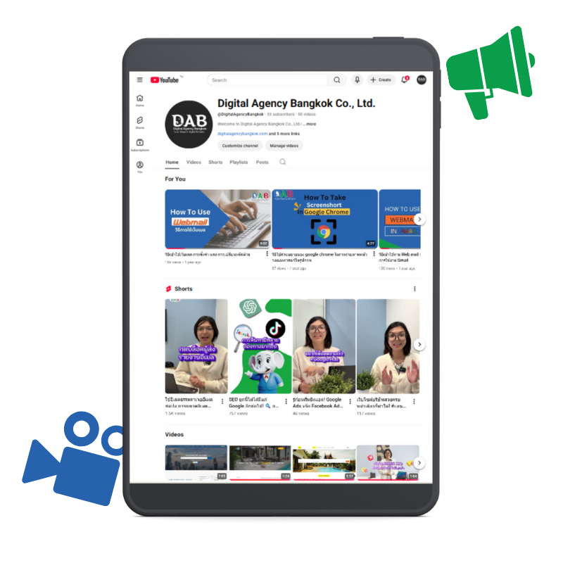 YouTube Marketing Services by Digital Agency BAngkok