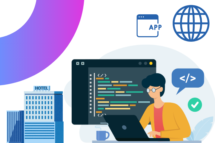 manage hotel business with web app