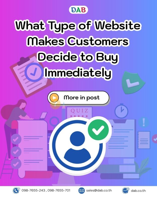What Type of Website Makes Customers Decide to Buy Immediately