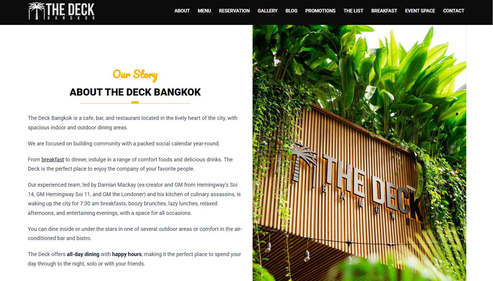 thedeckbkk webste