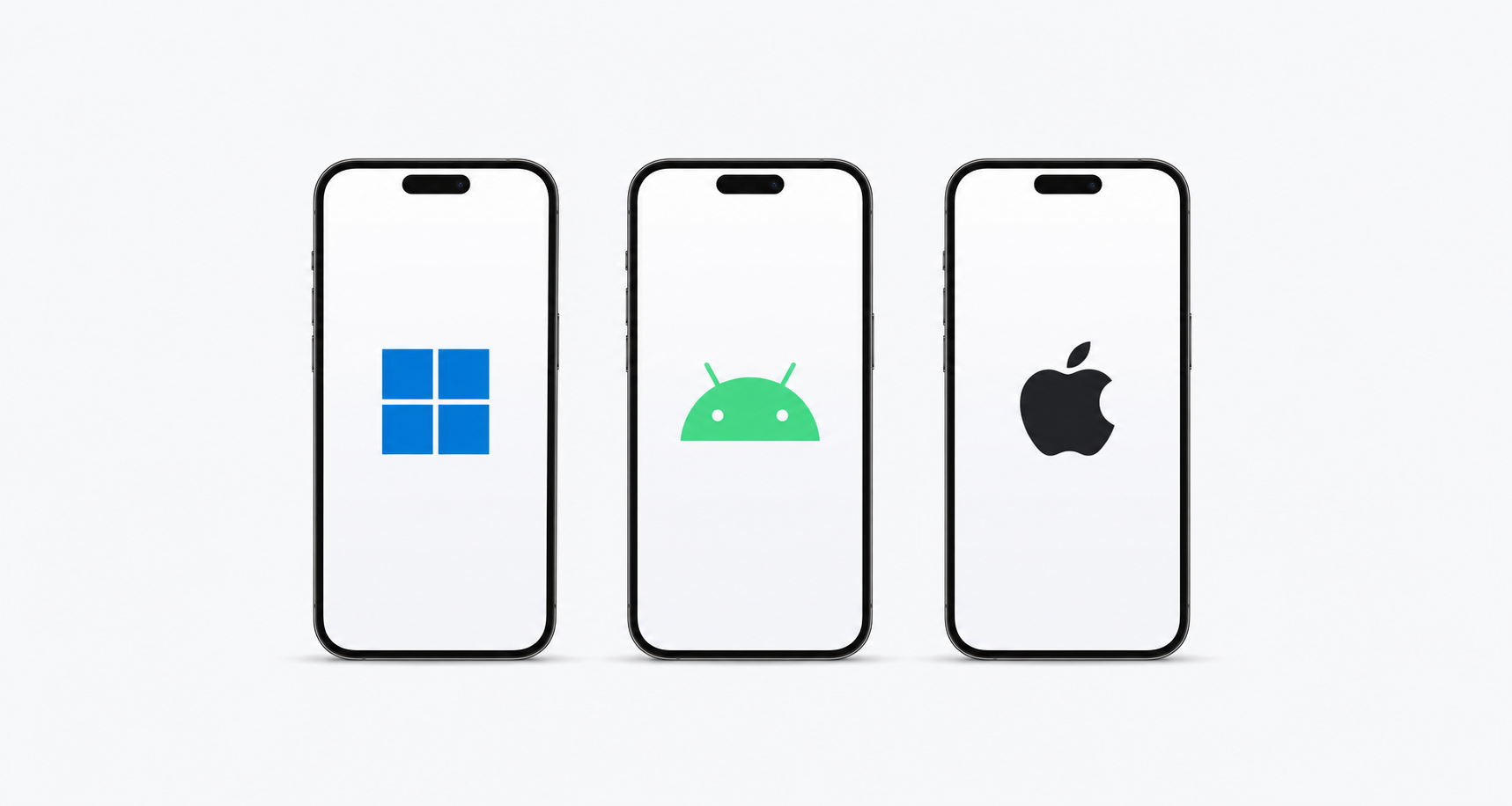 three phones