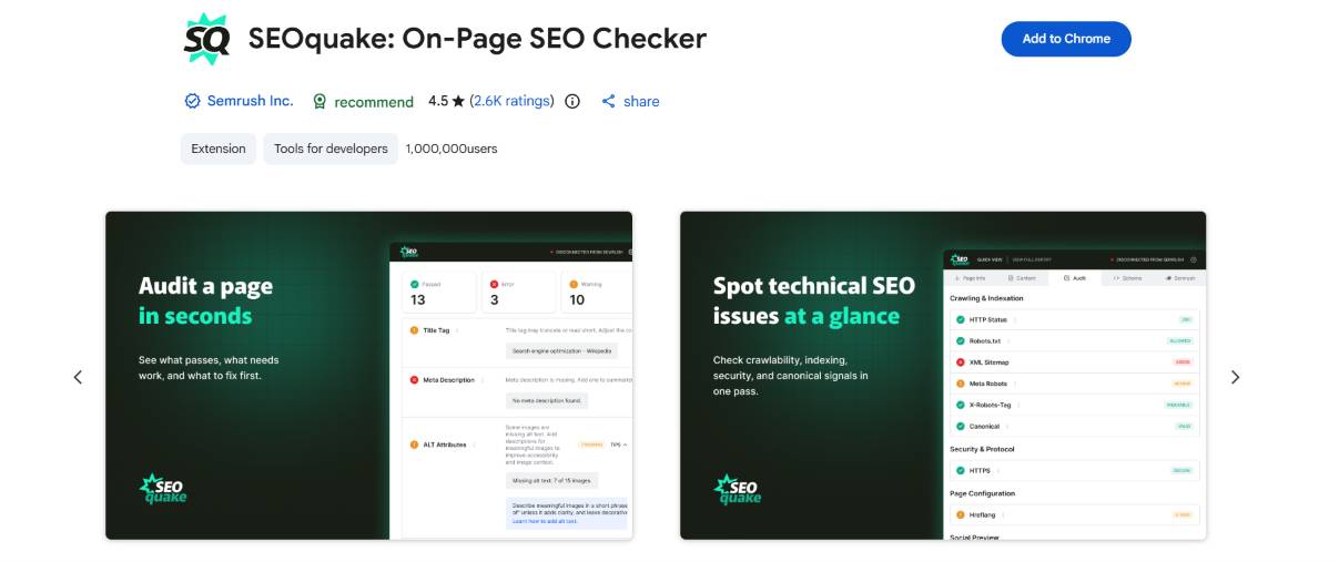 seo quake