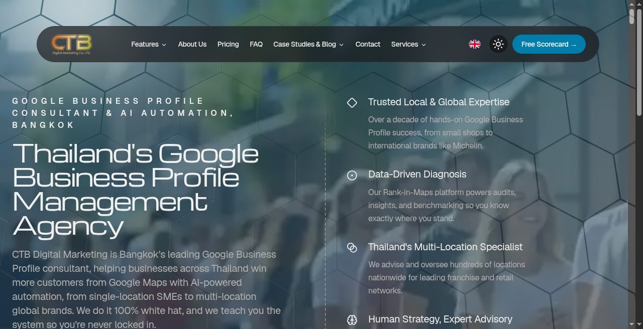 CTB Digital Marketing homepage