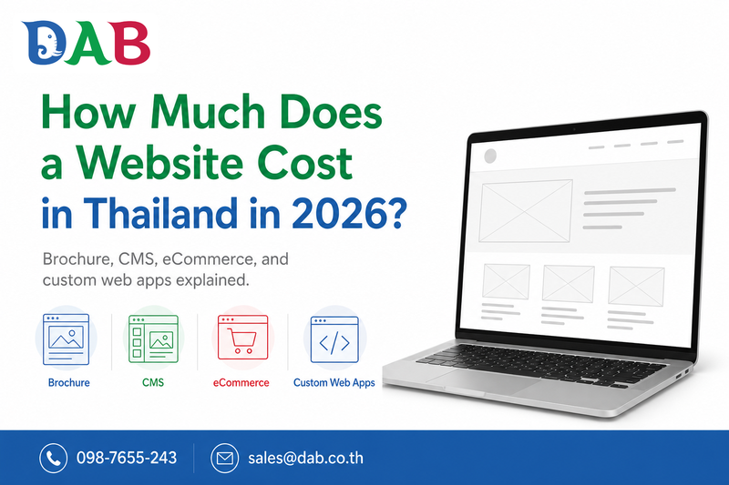 How Much Does a Website Cost in Thailand in 2026