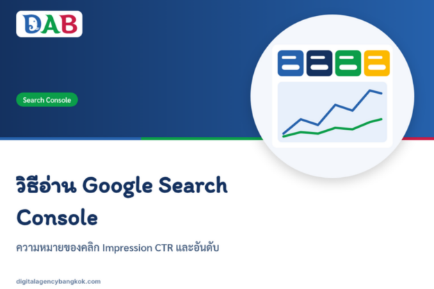 วิธีอ่าน Google Search Console: ความหมายของคลิก Impression CTR และอันดับ